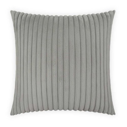 D.v. Kap Decorative Pillow Feather Fill Megga Grey 22x22 4041-G-2222