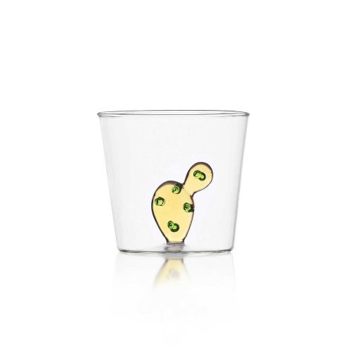 Ichendorf  Desert Plants Tumbler Cactus Amber 11.8 oz IC352.101