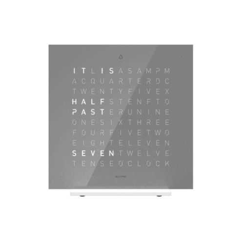 QlockTwo Earth 13.5 Early Grey - English TPUSENEG