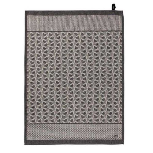 Le Jacquard Francais Empreintes - Black Tea Towel 24&quot X 31&quot 31252