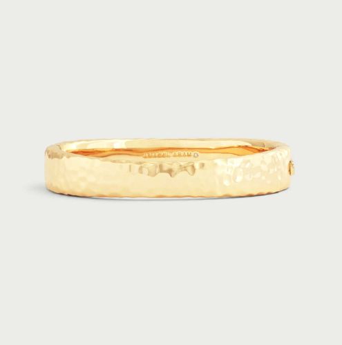 Anabel Aram Farrier GOLD WIDE HINGED BANGLE 12111113424