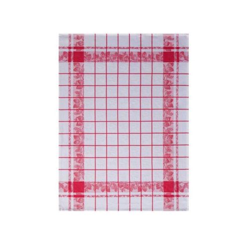 Le Jacquard Francais Fraises - Red Tea Towel 65047
