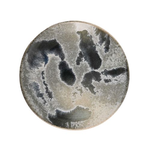 KH Wurtz Glaze B White & Soft Blue Classic Salad Plate KHW-CS-B