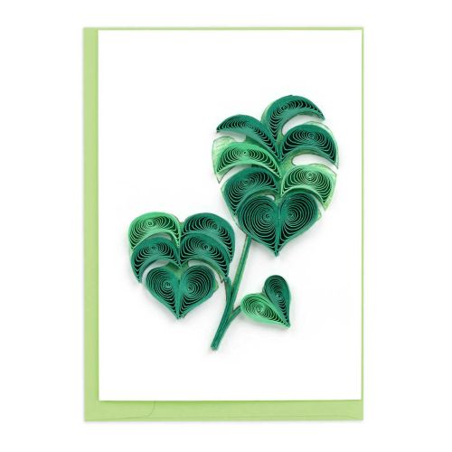 Quilling Card Greeting Card Monstera Leaf Gift Enclosure GE580