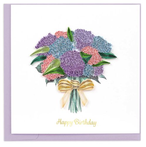 Quilling Greeting Cards Hydrangea BD185