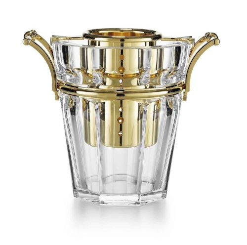 Baccarat Harcourt Champagne Bucket With Gold Fittings 1893681