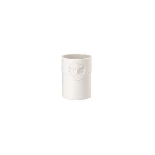 Versace La Medusa Mini Vase Cylindrical White 14630-100115-26010