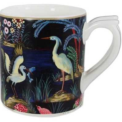 Gien Le Jardin Du Palais Mug, Black 1853CMU248
