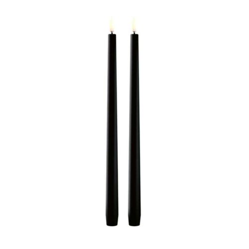 Uyuni LED Slim Taper Candle Black 2-Pack UL-TA-PB02332-2