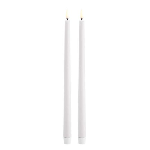 Uyuni LED Slim Taper Candle Nordic White 2-Pack UL-TA-NW02332-2
