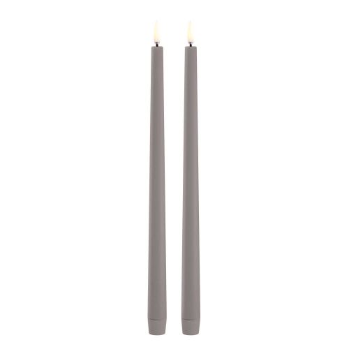 Uyuni LED Slim Taper Candle Sandstone 2-Pack UL-TA-SA02332-2