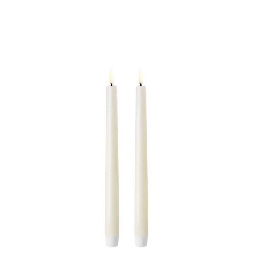 Uyuni LED Taper Candle Ivory 2-Pack UL-TA-IV02325-2
