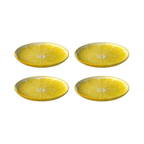 Bordallo Pinherio Lemon Dessert Plate, Set Of 4 65032629