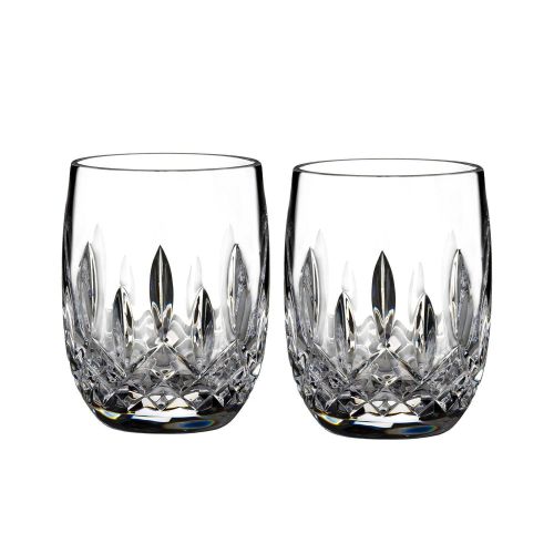 Waterford Lismore Connoisseur Whiskey Series Rounded Tumbler Pair - 7oz 40003434