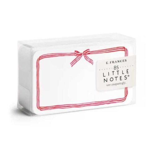 E Frances Paper Little Notes Red Ribbon Candy LN237