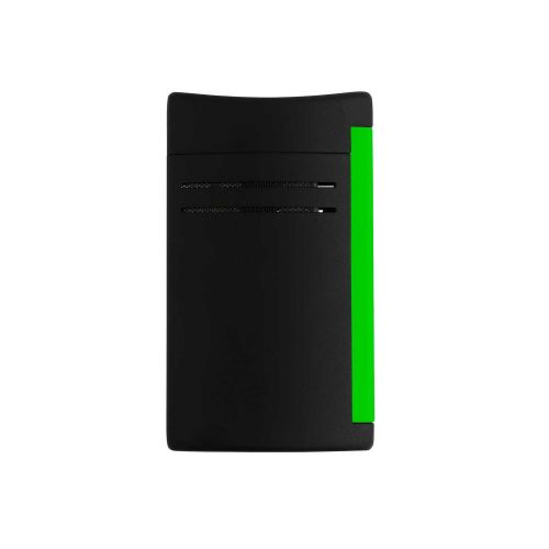 Dupont Maxijet Lighter Matte Black And Neon Green 020172