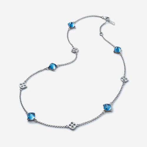 Baccarat Medicis Necklace Silver Clear Crystal Riviera 2811634