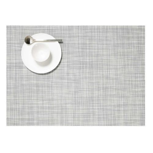 Chilewich Mini Basketweave Placemat Rectangle Mist 100132-034
