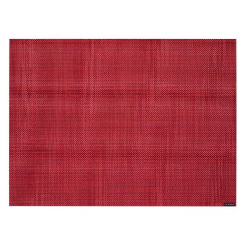Chilewich Mini Basketweave Rectangluar Placemat Scarlet 100132-047