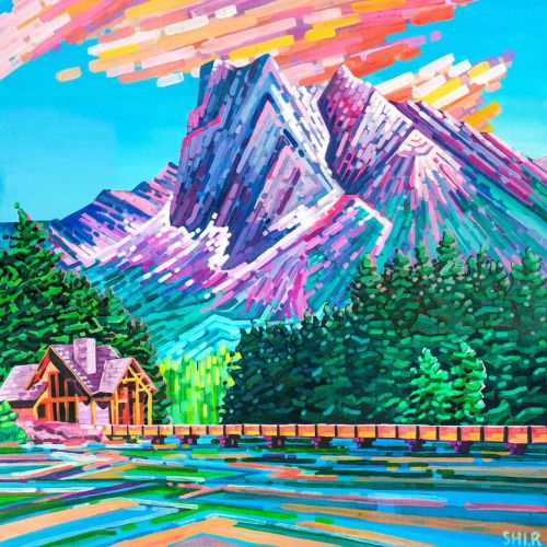 Stumpcraft Mini Puzzle Emerald Lake 