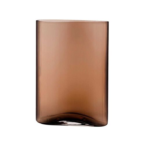 Nude Glass Mist Vase Tall Caramel 1101322