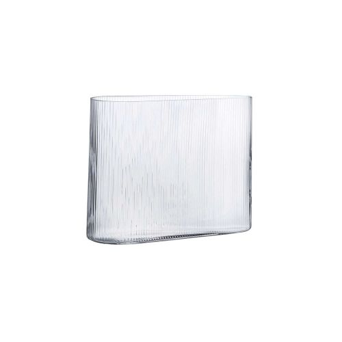 Nude Glass Mist Vase Wide Clear 1075321