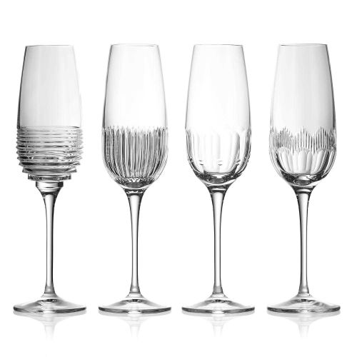 Waterford Mixology Flute 335ml 11floz, Mixed Set Of 4 1070492