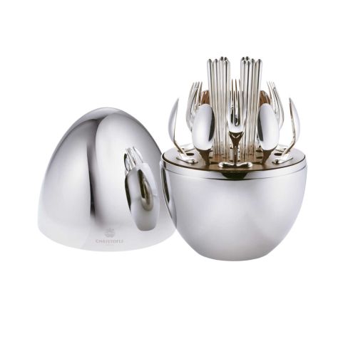 Christofle Mood Asia Silverplate Flatware Set for 6 People (24 pieces) 65999