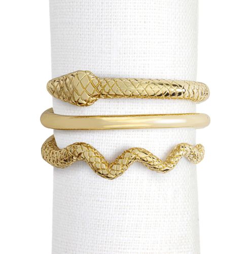 L'Objet Napkin Jewels Serpent Gold NJ4811