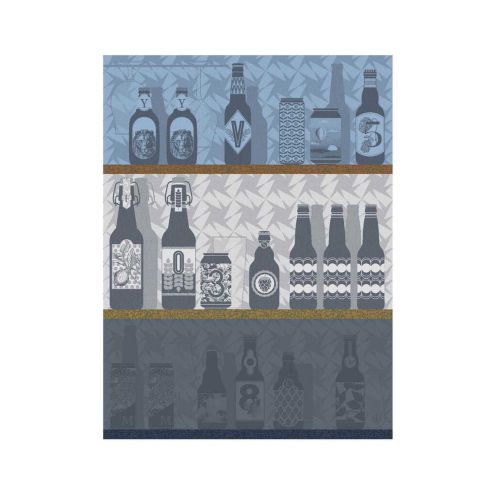 Le Jacquard Francais Neo Brasseurs - Grey Tea Towel 30208