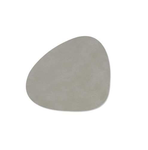 Lind Dna Nupo Table Mat Curve Small Light Grey 981158