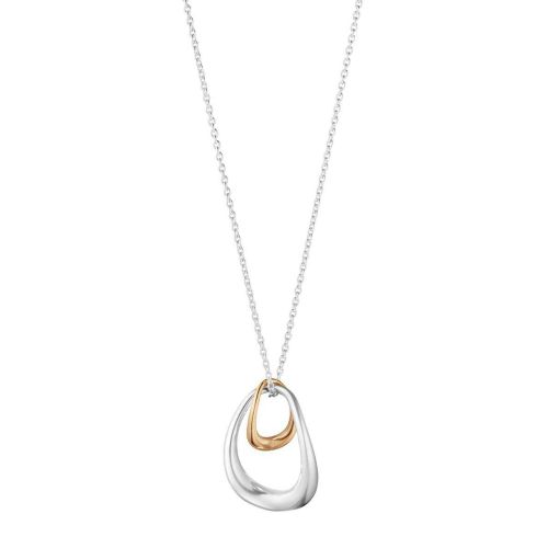 Georg Jensen Offspring Pendant Sterling Silver and Rose GOld 10012763
