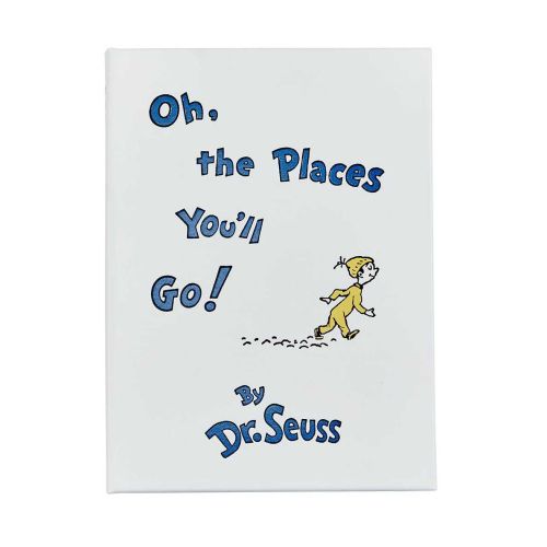 Graphic Image Oh The Places You'll Go White Leather BSC-OHPL-BND-WHT