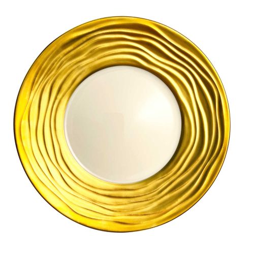 Medard De Noblat Onde Gold Dessert Plate 