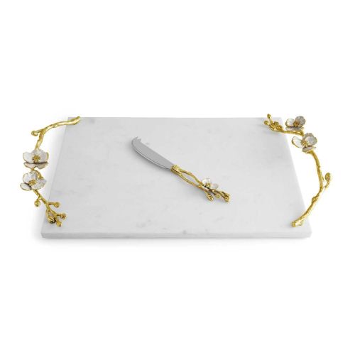 Michael Aram Orchid Large Cheese Board W/ Knife 111001