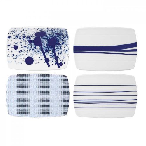 Royal Doulton Pacific Mixed Patterns Cheese Boards Set/4 40029956