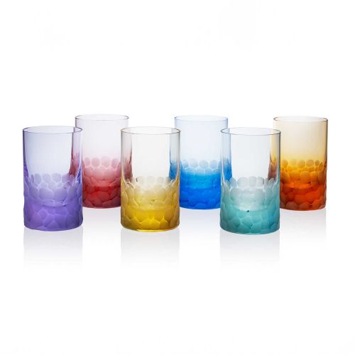 Moser Pebbles Juice Glasses Set of 6 26624/1-6/akv