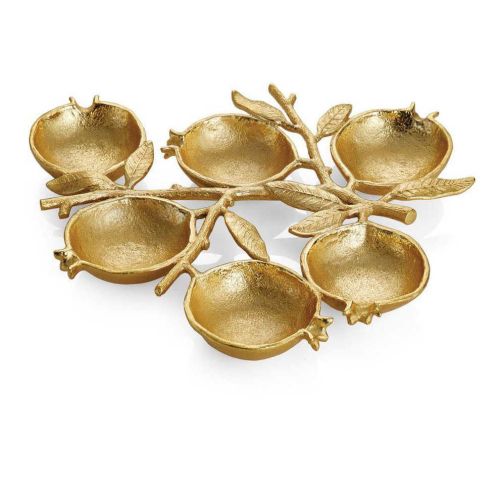 Michael Aram Pomegranate 6-compartmnt Plate 175255