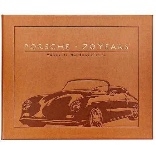 Graphic Image Porsche 70 Years: There Is No Substitute Tan Leather BSS-PORS-BND-TAN
