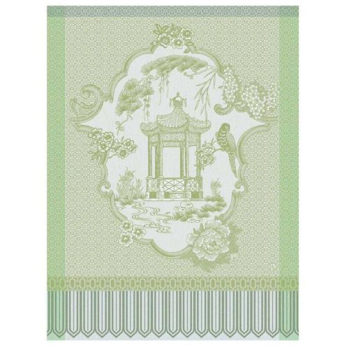 Le Jacquard Francais Promenade Imperiale - Jade Tea Towel 24&quot x 31&quot 31462