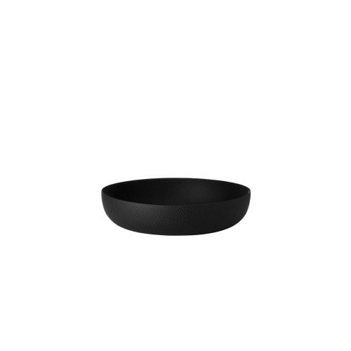 Alessi Round Basket Texture Black JM17/21BT