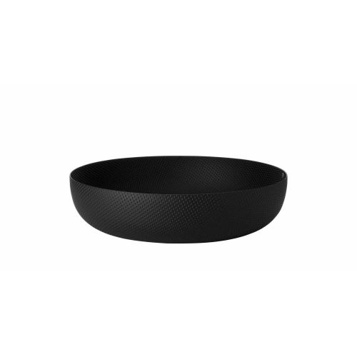 Alessi Round Basket Texture Black JM17/29BT