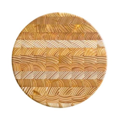 Larch Wood Round Cheese Board cher