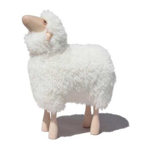 Meier Germany Sheep Curly White Fur Nosy Beech Wood 431.10
