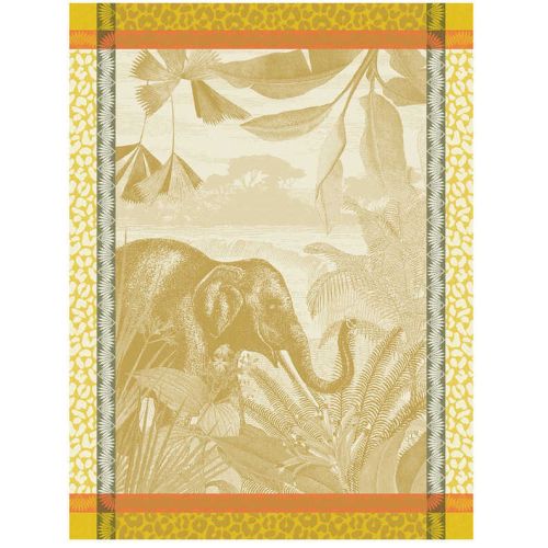 Le Jacquard Francais Sinharaja - Yellow Tea Towel 24&quot X 31&quot 30539