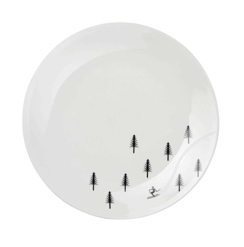 Asa Selection Snow Tracks Dessert Plate, Skiing 16840/286