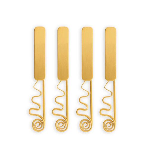 L'Objet Spirale Cocktail Spreaders S/4 CU44