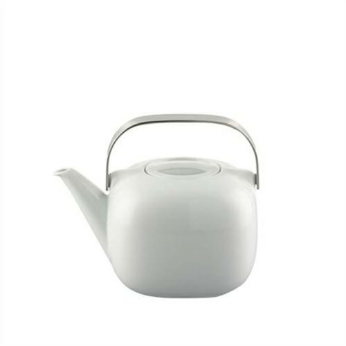 Rosenthal Suomi White Tea Pot Metal Handle 17000-800001-14235