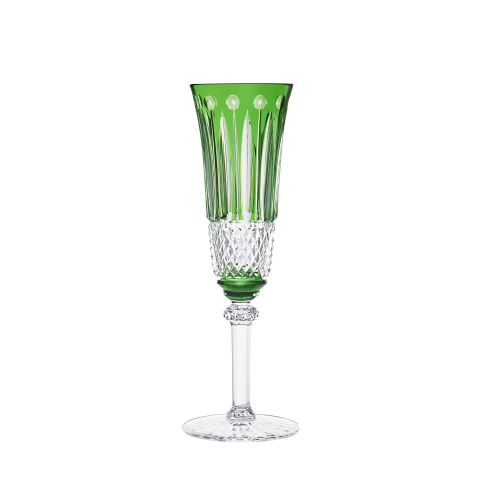 Saint Louis Tommy Green Champagne Flute 12408022