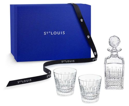 Saint Louis Tommy  Set Square Decanter + 2 Old Fashion #3 Q12492000